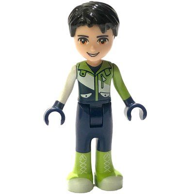 Figurine Nate - White/Lime Ski Vest, Dark Blue Trousers du set 41322