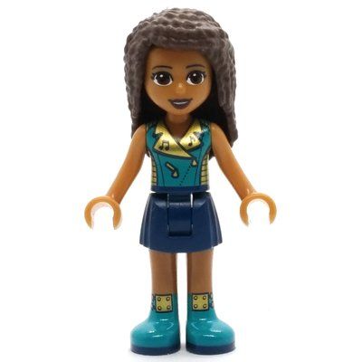 Figurine Andrea - Dark Azure/Gold Jacket, Dark Blue Skirt du set 41334