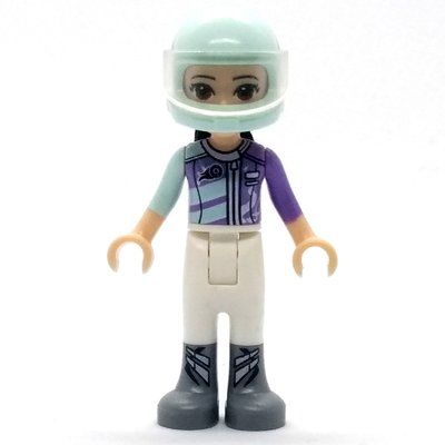 Minifigura Emma - Lavender/White Race Suit del set 41351