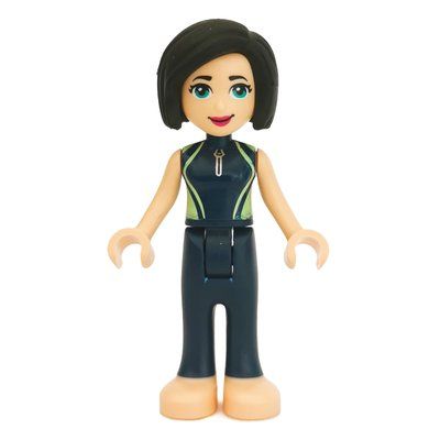 Minifigure Kacey - Dark Blue Wet Suit del set 41378