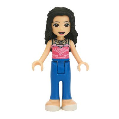 Minifigurka Emma - Dark Pink Top, Blue Trousers z zestawu 41365