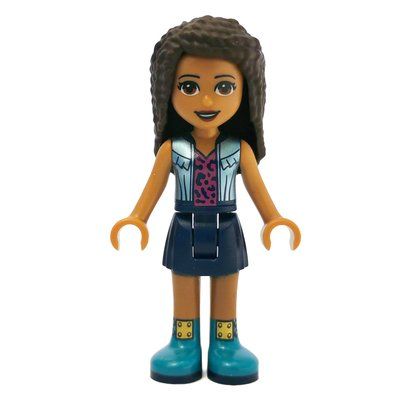 Figurine Andrea - Silver Jacket, Dark Blue Skirt du set 41677