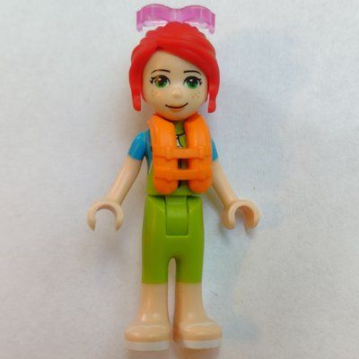 Figurine Mia - Lime/Azure Wet Suit, Trans-Purple Glasses du set 41380
