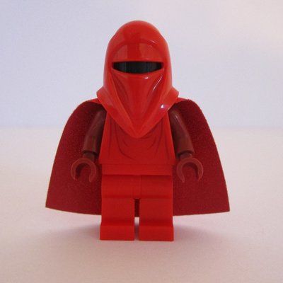 Minifigur Royal Guard, Dark Red Hands, 50231 Cape aus Set 75034