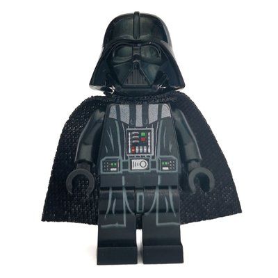 Minifigur Darth Vader, White Skin, 50231 Cape, Robe Hem on Legs aus Set 75093