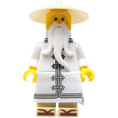 Minifigure Master Wu (LEGO Ninjago Movie) del set 70618