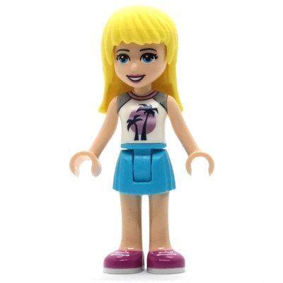 Figurine Stephanie - White Top, Medium Azure Skirt du set 41395