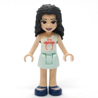 Minifigurka Emma - Light Aqua Top, Light Aqua Skirt z zestawu 41391