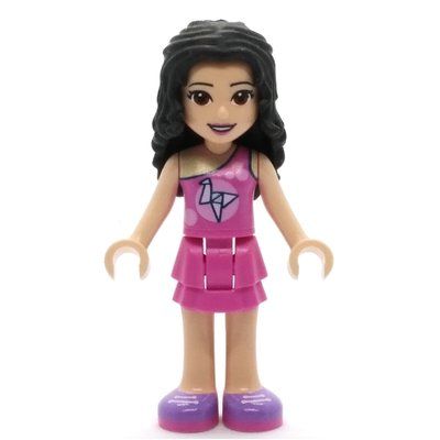 Figurine Emma - Dark Pink Top, Dark Pink Skirt du set 41394