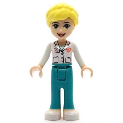 Figurine Dr. Maria - White Lab Coat, Dark Turquoise Trousers du set 41394
