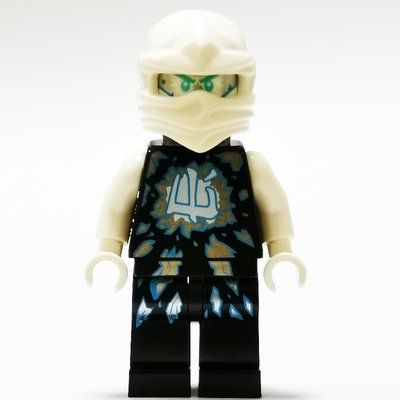 Minifigurka Zane in Airjitzu Outfit with Neck Bracket and Tile with Clip (Possession) z zestawu 70730