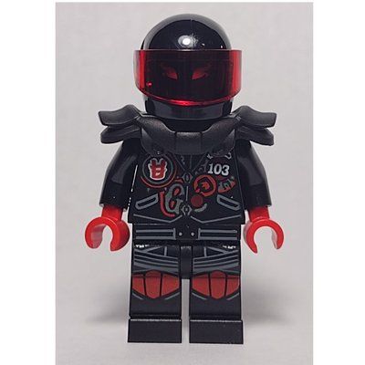 Figurine Mr. E with Helmet with Trans-Red Visor du set 70643