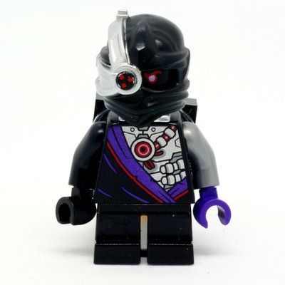 Minifigure Nindroid with Short Legs and Back Connector (Legacy) from set 40374
