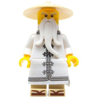 Figurine Master Wu in White Robes (LEGO Ninjago Movie) du set 70608