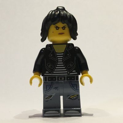 Minifigur Nya in Leather Jacket aus Set 70607