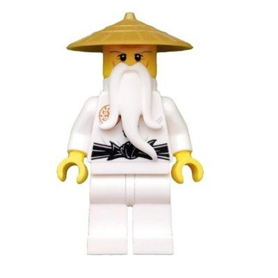 Minifigur Master Wu with Tan Hat aus Set 70626