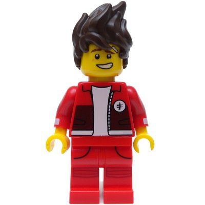 Figurine Kai with Hair and Open Red Jacket (LEGO Ninjago Movie) du set 70620