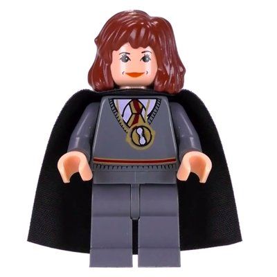 Minifigur Hermione Granger, Gryffindor Sweater with Time Turner, Cape aus Set 4754