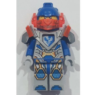 Figurine Clay Moorington with Trans-Orange Visor and Silver Armor du set 70353