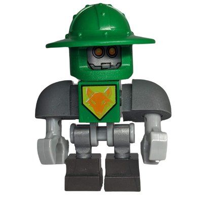 Minifiguur Aaron Bot with Green Helmet uit set 70355