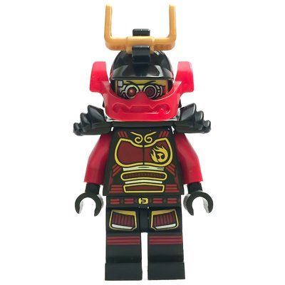 Figurine Samurai X / Nya in Black Outfit with Armor du set 853544