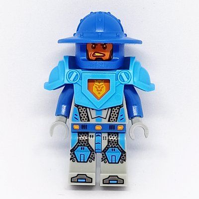 Minifigurka Nexo Knight Soldier with Blue Helmet with Wide Brim z zestawu 853515