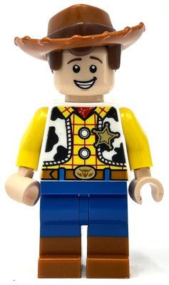 Minifigura Woody, Scared / Happy del set 10770