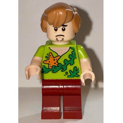 Minifigure Shaggy Rogers with Starfish and Seaweed on Shirt del set 75903