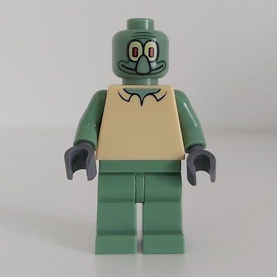 Minifiguur Squidward Tentacles uit set 3827