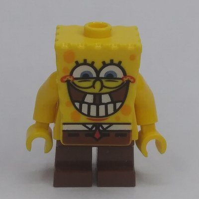 Figurine SpongeBob Squarepants with Big Smile with Bottom Teeth du set 3833