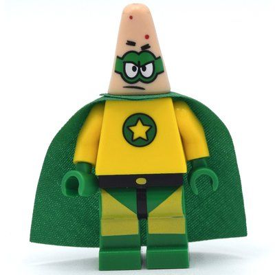 Minifigure Patrick Star in Super Hero Outfit del set 3815