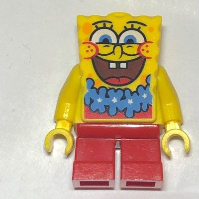Minifigur SpongeBob Squarepants with Lei aus Set 3818