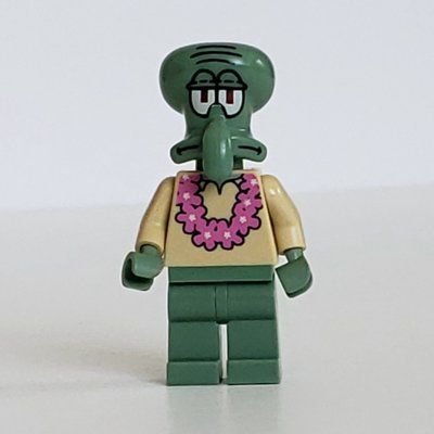 Minifigur Squidward Tentacles with Lei aus Set 3818
