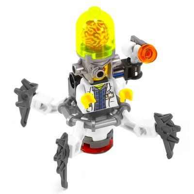 Minifiguur Professor Brainstein with Mechanical Spider Legs uit set 70171