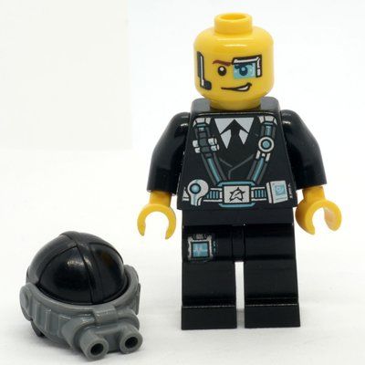 Minifigure Agent Curtis Bolt with Goggles from set 70165