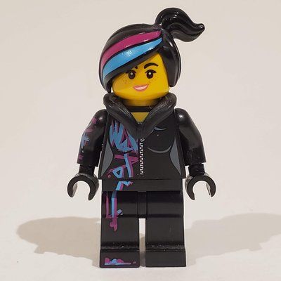 Figurine Wyldstyle with Dual Sided Head, Open Mouth Smile / Angry du set 71173