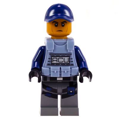 Minifigure ACU Trooper with Sand Blue Armor del set 71205