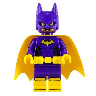 Minifigure Batgirl, Dark Purple Suit, Yellow Cape, Dark Purple Cowl (3626cpr2229) from set 71264