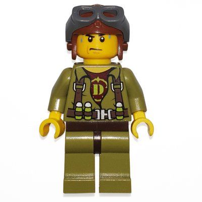 Minifigure Hero, Pilot with Goggles del set 5886