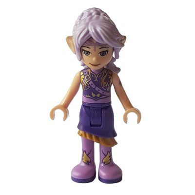 Minifiguur Aira Windwhistler in Dark Purple and Gold Outfit uit set 41193