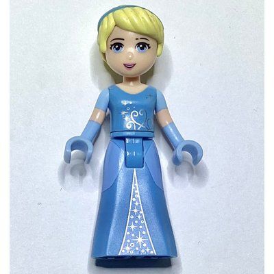 Figurine Cinderella - Medium Blue Dress, Bright Light Blue Gloves, Hair Band du set 41055