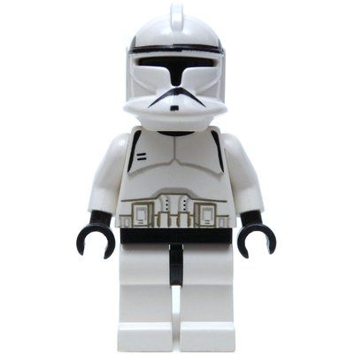 Figurine Clone Trooper, Phase I Armor, Plain Black Head du set 7163