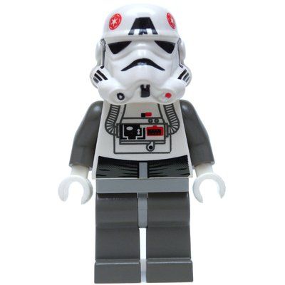 Figurine AT-AT Driver, White Uniform, Plain Yellow Head du set 4483
