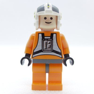 Minifigura Wedge Antilles, Plain Legs del set 6212