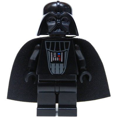 Figurine Darth Vader, Light Bluish Gray Skin, Scarred Right Cheek, No Eyebrows du set 7264