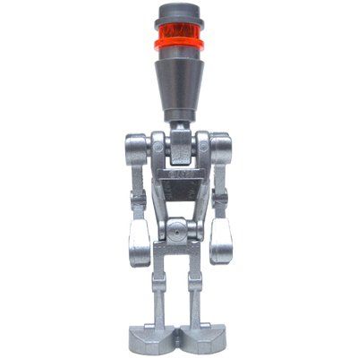 Minifiguur IG-88, Round Plate Head uit set 6209