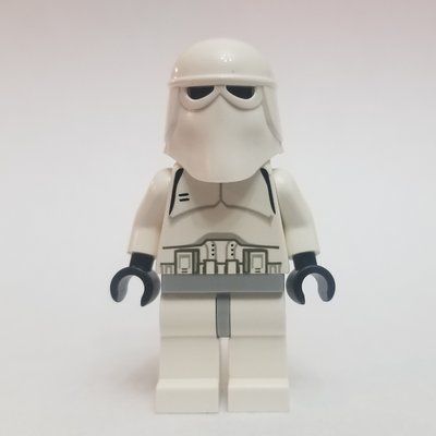 Minifigure Snowtrooper, Light Bluish Gray Hips, Plain Black Head, Black Hands from set 4504