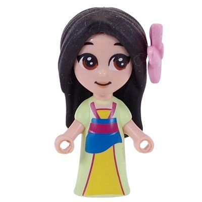 Minifigur Mulan - Girl - MicroDoll aus Set 43174
