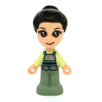 Minifigur Mulan - Boy - MicroDoll aus Set 43174
