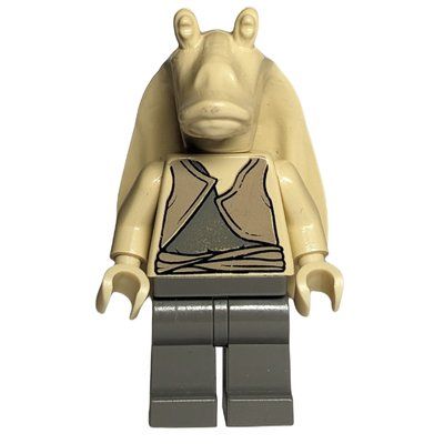 Figurine Jar Jar Binks, Plain Head, Tan Torso du set 7121